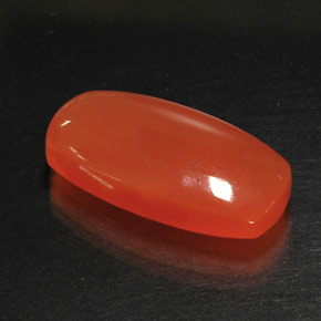 Cornalina laranja natural 17,62ct, transparente, transparente/translúcido