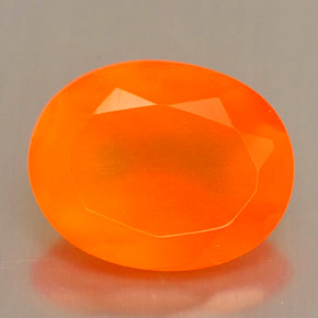 Cornalina Laranja Natural 1.88ct, Corte Oval, Translúcido