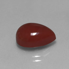 Cornalina laranja natural 4,67ct, transparente, transparente/translúcido