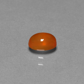 Cornalina Laranja Natural 0.47ct, Transparente, Transparente/Translúcido
