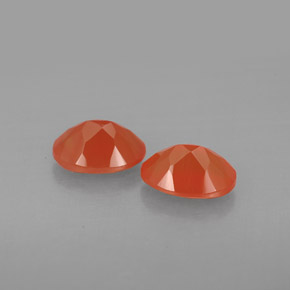 Pedras preciosas de cornalina laranja natural de  ct, transparente, transparente/translúcido