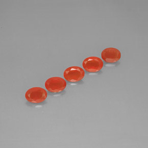 Pedras preciosas de cornalina laranja natural de  ct, transparente, transparente/translúcido