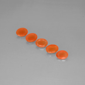 Pedras preciosas de cornalina laranja natural de  ct, transparente, transparente/translúcido