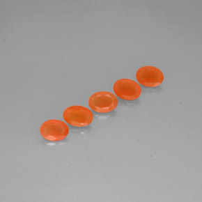 Pedras preciosas de cornalina laranja natural de  ct, transparente, transparente/translúcido