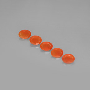 Pedras preciosas de cornalina laranja natural de  ct, transparente, transparente/translúcido