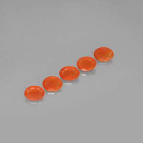 Pedras preciosas de cornalina laranja natural de  ct, transparente, transparente/translúcido