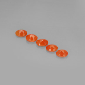 Pedras preciosas de cornalina laranja natural de  ct, transparente, transparente/translúcido