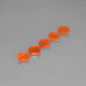 Pedras preciosas de cornalina laranja natural de  ct, transparente, transparente/translúcido