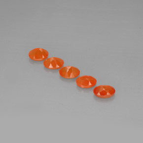 Pedras preciosas de cornalina laranja natural de  ct, transparente, transparente/translúcido