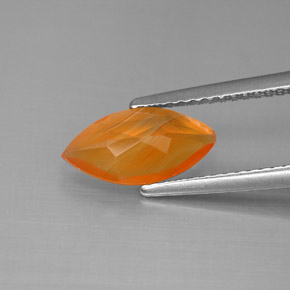Cornalina Laranja vermelha Natural 1.10ct, Transparente, Transparente/Translúcido