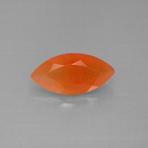Cornalina Laranja vermelha Natural 1.70ct, Transparente, Transparente/Translúcido