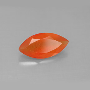Cornalina laranja natural 1,43ct, transparente, transparente/translúcido