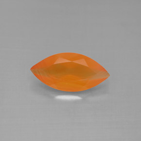 Cornalina Laranja vermelha Natural 1.48ct, Transparente, Transparente/Translúcido