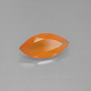 Cornalina Laranja vermelha Natural 1.48ct, Transparente, Transparente/Translúcido
