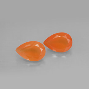Pedras preciosas de cornalina laranja natural de  ct, transparente, transparente/translúcido