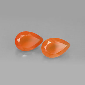 Pedras preciosas de cornalina laranja natural de  ct, transparente, transparente/translúcido