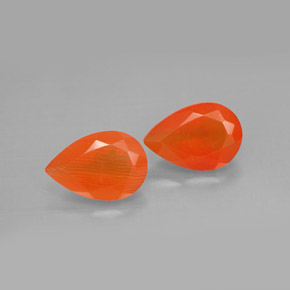 Pedras preciosas de cornalina laranja natural de  ct, transparente, transparente/translúcido