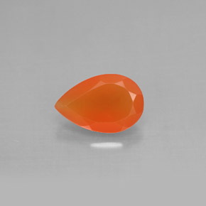 Cornalina laranja natural 1,16ct, transparente, transparente/translúcido