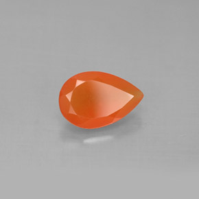 Cornalina laranja natural 1,16ct, transparente, transparente/translúcido