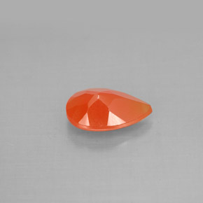 Cornalina laranja natural 1,04ct, transparente, transparente/translúcido