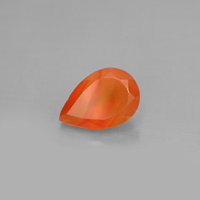 Cornalina Laranja Natural 1,31ct, Transparente, Transparente/Translúcido