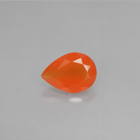 Cornalina Laranja Natural 0.94ct, Transparente, Transparente/Translúcido