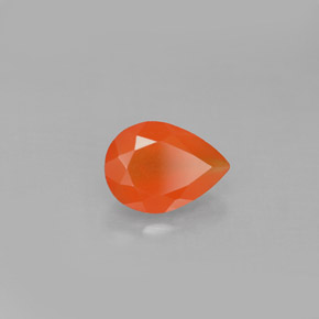 Cornalina Laranja Natural 0.94ct, Transparente, Transparente/Translúcido