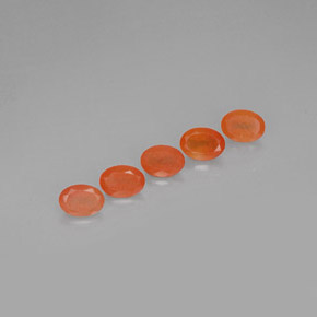 Pedras preciosas de cornalina laranja natural de  ct, transparente, transparente/translúcido