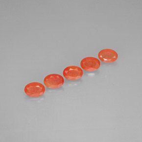 Pedras preciosas de cornalina laranja natural de  ct, transparente, transparente/translúcido