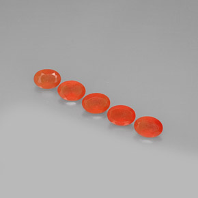 Pedras preciosas de cornalina laranja natural de  ct, transparente, transparente/translúcido