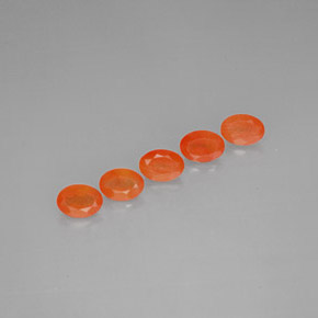 Pedras preciosas de cornalina laranja natural de  ct, transparente, transparente/translúcido
