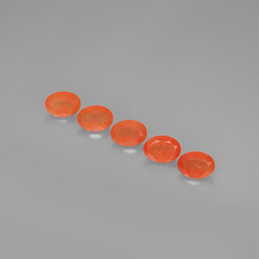 Pedras preciosas de cornalina laranja natural de  ct, transparente, transparente/translúcido