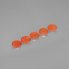 Pedras preciosas de cornalina laranja natural de  ct, transparente, transparente/translúcido