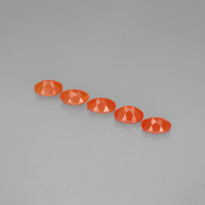 Pedras preciosas de cornalina laranja natural de  ct, transparente, transparente/translúcido