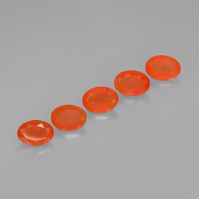 Pedras preciosas de cornalina laranja natural de  ct, transparente, transparente/translúcido