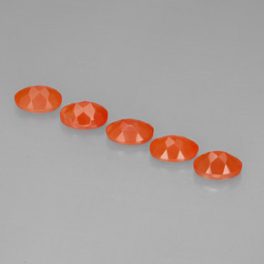 Pedras preciosas de cornalina laranja natural de  ct, transparente, transparente/translúcido