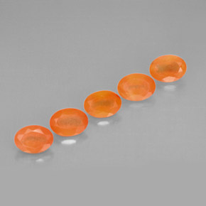 Pedras preciosas de cornalina laranja natural de  ct, transparente, transparente/translúcido