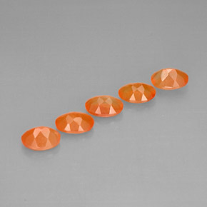 Pedras preciosas de cornalina laranja natural de  ct, transparente, transparente/translúcido