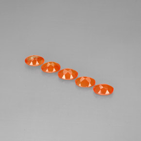 Pedras preciosas de cornalina laranja natural de  ct, transparente, transparente/translúcido