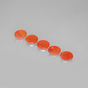 Pedras preciosas de cornalina laranja natural de  ct, transparente, transparente/translúcido