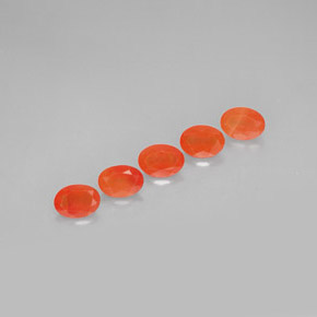 Pedras preciosas de cornalina laranja natural de  ct, transparente, transparente/translúcido