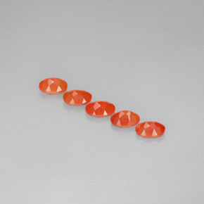 Pedras preciosas de cornalina laranja natural de  ct, transparente, transparente/translúcido