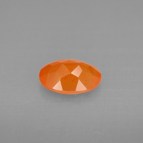 Cornalina Laranja Natural 0.91ct, Transparente, Transparente/Translúcido