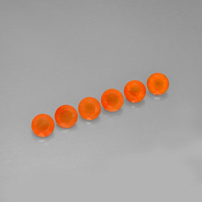 Pedras preciosas de cornalina laranja natural de  ct, transparente, transparente/translúcido
