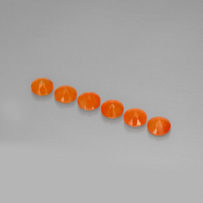 Pedras preciosas de cornalina laranja natural de  ct, transparente, transparente/translúcido