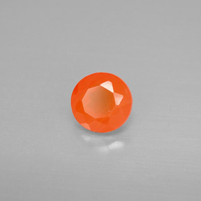 Cornalina Laranja Natural 0.73ct, Transparente, Transparente/Translúcido