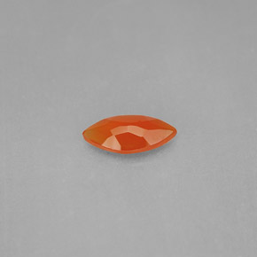 Cornalina Laranja Natural 0.39ct, Transparente, Transparente/Translúcido