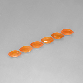 Pedras preciosas de cornalina laranja natural de  ct, transparente, transparente/translúcido