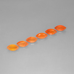 Pedras preciosas de cornalina laranja natural de  ct, transparente, transparente/translúcido
