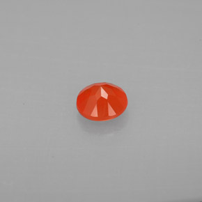 Cornalina laranja natural 0,40ct, transparente, transparente/translúcido